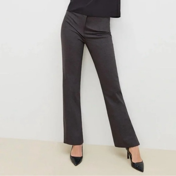 MM‎ Lafleur Gray Melange Clooney Trouser Pants - 2 - Picture 1 of 7